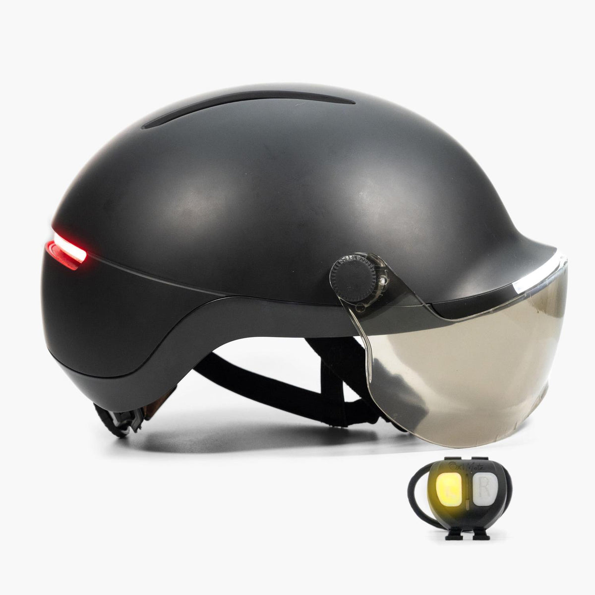 Overade LIFE - Casque Vélo Lumineux avec Clignotants