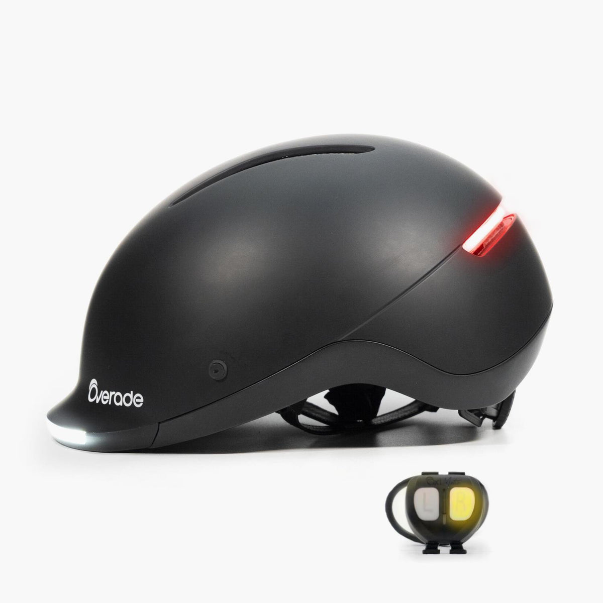 Overade LIFE - Casque Vélo Lumineux avec Clignotants