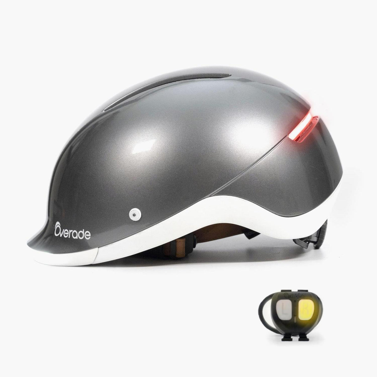 Overade LIFE - Casque Vélo Lumineux avec Clignotants