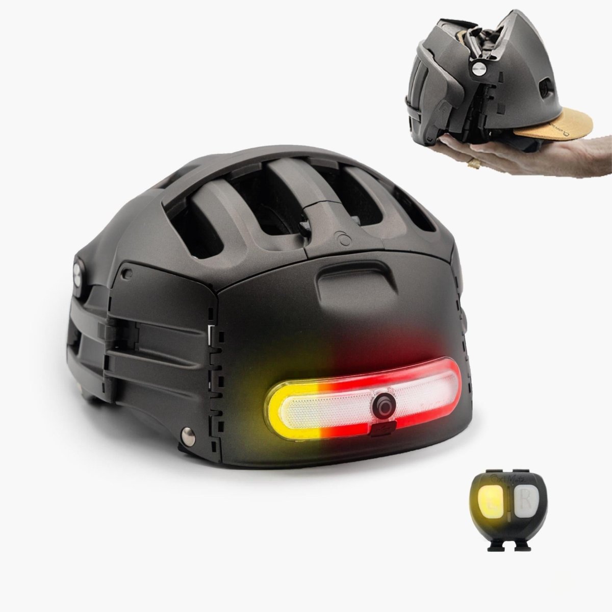 Overade PLIXI TURN – Casque Pliable avec Lumière - Overade