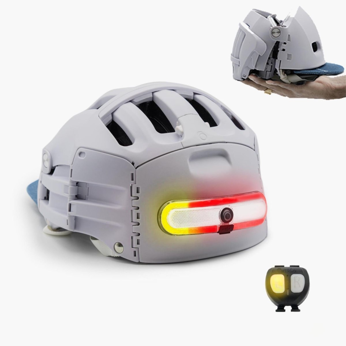 Overade PLIXI TURN – Casque Pliable avec Lumière - Overade