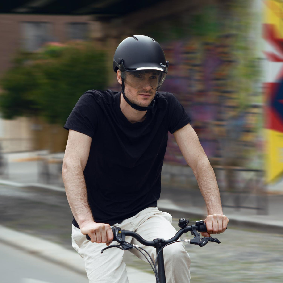 Overade LIFE - Casque Vélo Lumineux avec Clignotants