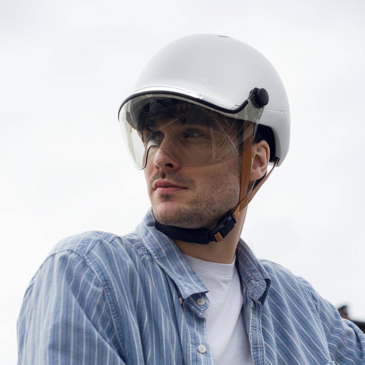 Overade LIFE - Casque Vélo Lumineux avec Clignotants